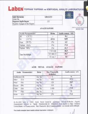 ANALYSIS OF LAVA ROCK FOR AGRICULTURE